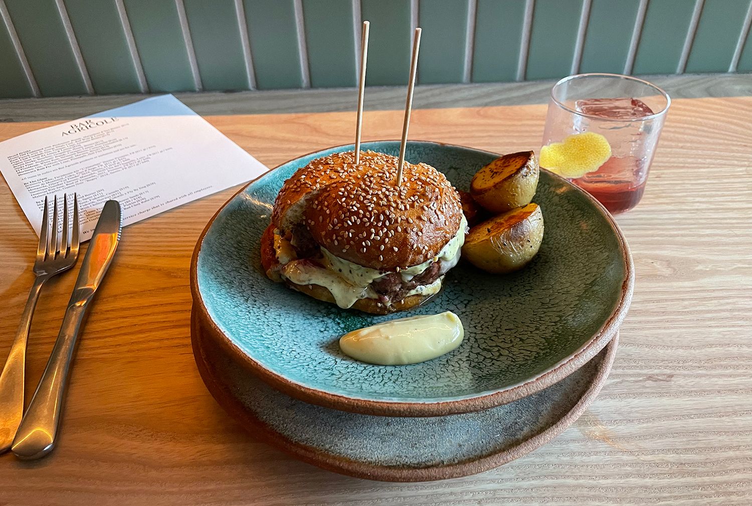 Five Best New Burgers To Try In San Francisco   Bar Agricole Burger 1 