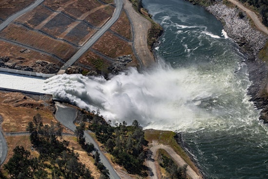 Drought to Excess: California's Two Biggest Reservoirs Near Capacity, Lake Oroville Puts Rebuilt Spillway Back Into Use