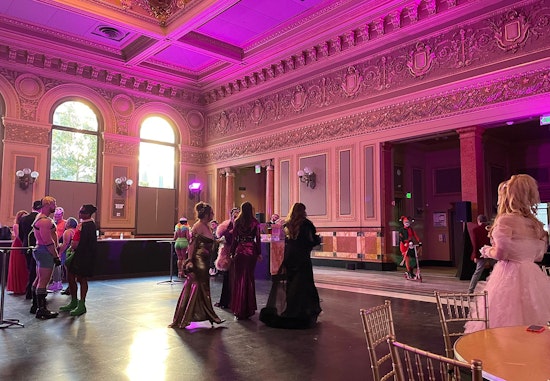 Today is the Last Day for 'Pride In Gotham,' a Campy, Immersive Theatrical Party, Feat. Batman Theme Inside Historic Hibernia Bank