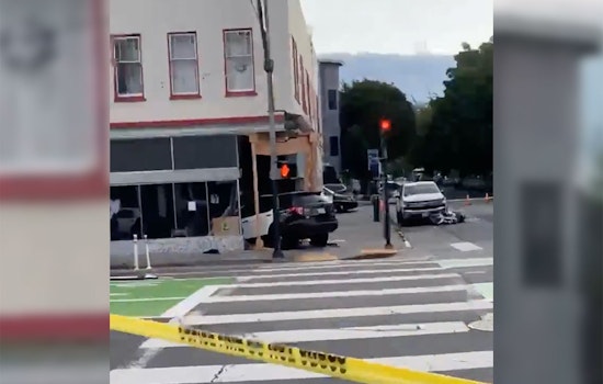 Suspect Escapes as Police SUV Crashes into Former Lucca Ravioli During Chase, Injuring Two
