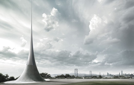New Sculpture on Yerba Buena Island is so Huge that it is Visible from San Francisco