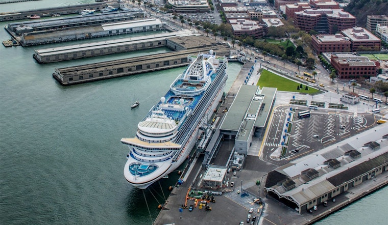 Cruiseliner That Crashed into Pier 27 Today is the Same Ruby Princess Cruise Ship that Held COVID Passengers During Pandemic Shutdown, Twice