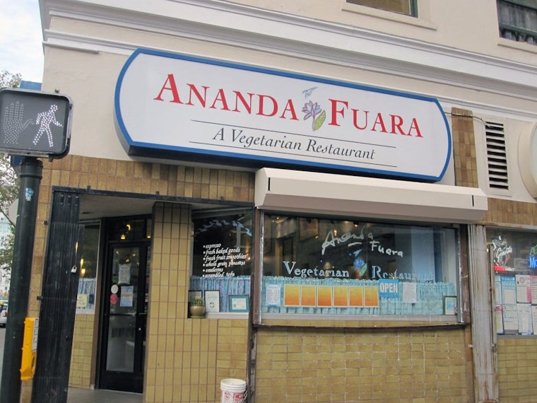 40-year-old mid-Market vegetarian restaurant Ananda Fuara is closing permanently on Sunday