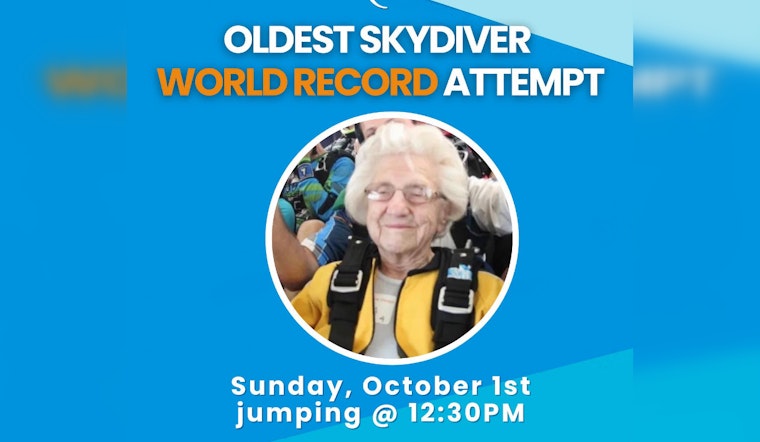 104-Year-Old Dorothy Hoffner Soars to New Heights, Becomes Oldest Skydiver at Chicago Airport