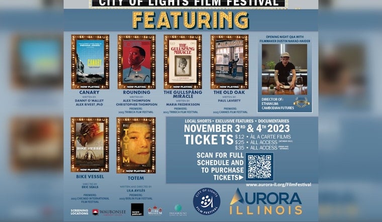 Aurora Gears Up for City of Lights Film Festival Debut Featuring Cannes and Tribeca Favorites