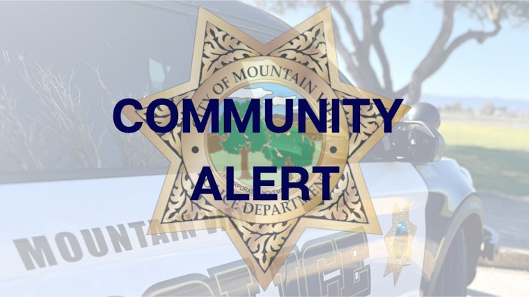UPDATE: Mountain View Authorities Arrest Dangerous Out-of-City Suspect