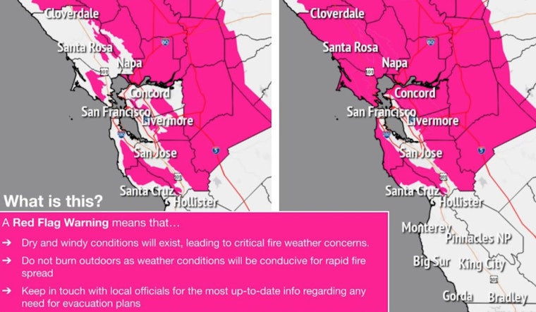 Bay Area Braces for Fires: Red Flag Warning Issued for North Bay, East Bay, and Santa Cruz Mountains