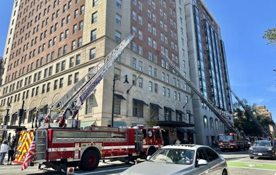 Blaze Breaks Out at Boston's Newbury Hotel Yesterday
