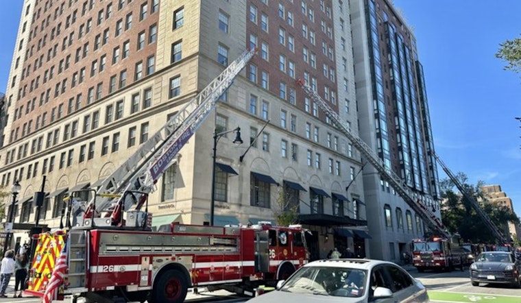 Blaze Breaks Out at Boston's Newbury Hotel Yesterday
