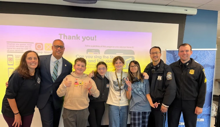 Boston PD and Suffolk DA Team Up for Cyberbullying and Online Safety Presentation at Eliot School