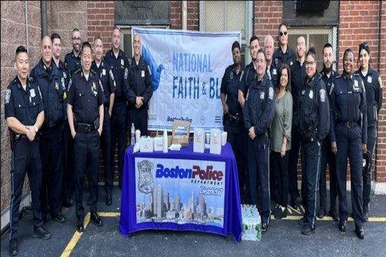 Boston Police Brew Trust with Faith and Blue Coffee with a Cop Event in East Boston