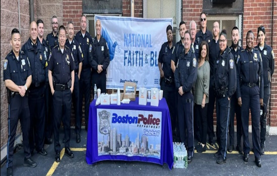 Boston Police Brew Trust with Faith and Blue Coffee with a Cop Event in East Boston