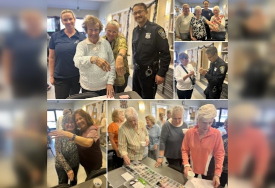 Boston Police Department's District A-1 Officers Bridge Generational Gap with Arts and Crafts at Beverly Gibbons Center