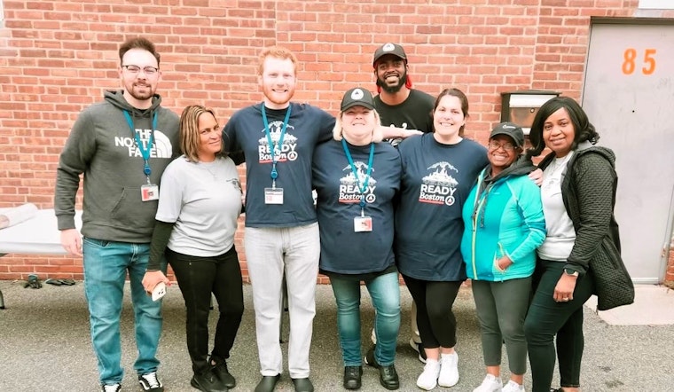 Jamaica Plain Residents Come Together with Boston Police for Community Cleanup