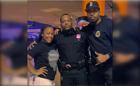 Boston's District B-3 Officers and Chez-Vous Unite for 10th Annual Skating for a Cure Event