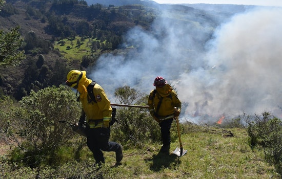 CAL FIRE CZU Conducts Controversial Controlled Burn on Private Ranch in San Gregorio