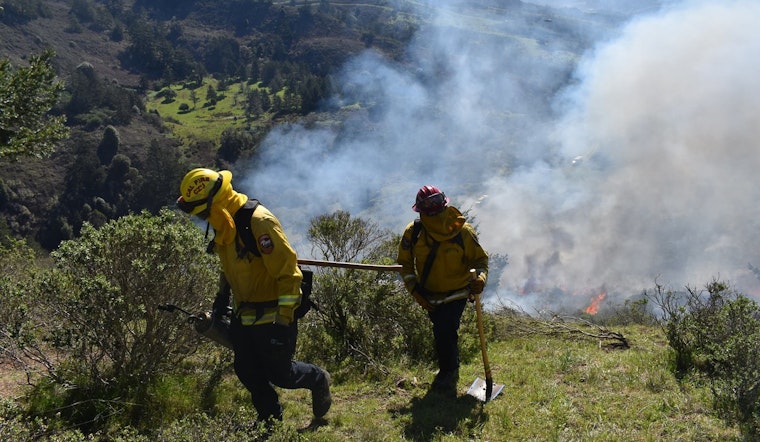 CAL FIRE CZU Conducts Controversial Controlled Burn on Private Ranch in San Gregorio