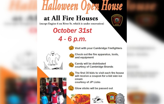 Cambridge Fire Houses Host Spooktacular Halloween Open House for Families