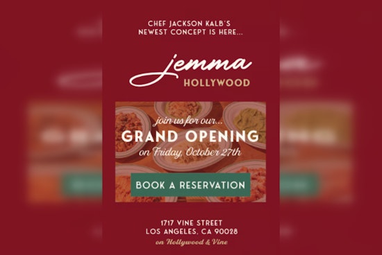 Chef Jackson Kalb Introduces Jemma, Offering Delectable Italian American Comfort Food in Hollywood