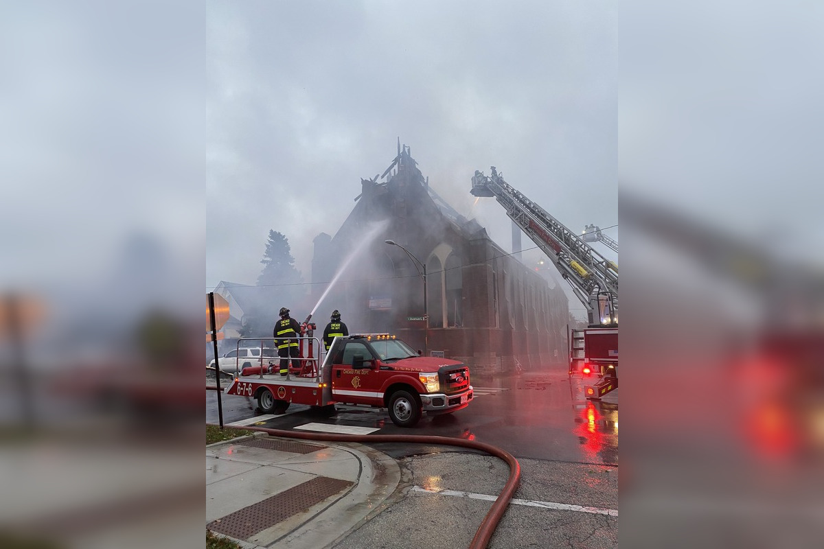 Chicago Church Engulfed in Flames; Swift Response from CFD Prevents