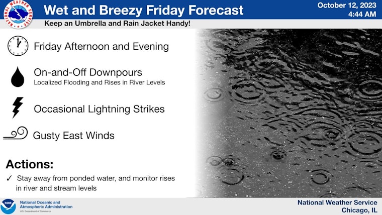 Chicago Swamped, Rainy Forecast with Flood Warnings on the Horizon