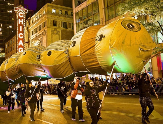 Chicago's Halloweek Ignites Spooky Creativity with Arts in the Dark Parade