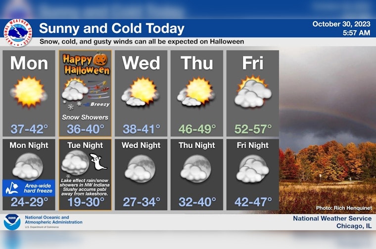 Chicago's Spooky Snowfall: Chilly Halloween Festivities on Forecast