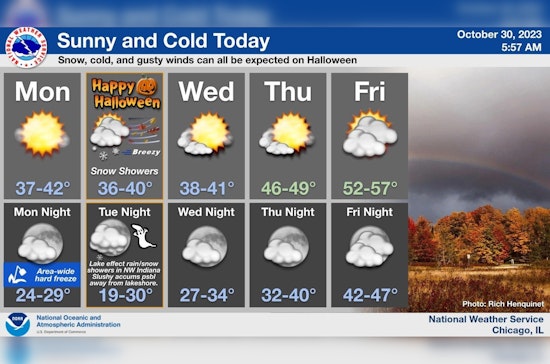 Chicago's Spooky Snowfall: Chilly Halloween Festivities on Forecast