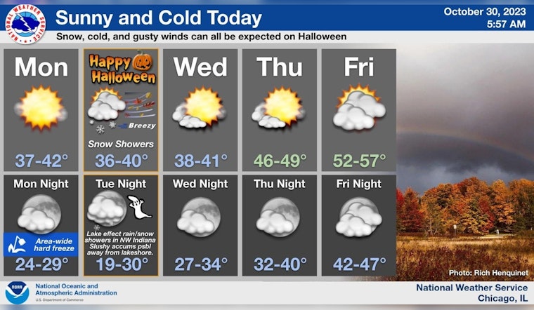 Chicago's Spooky Snowfall: Chilly Halloween Festivities on Forecast