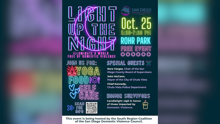 Chula Vista Unites to "Light Up the Night" Against Domestic Violence