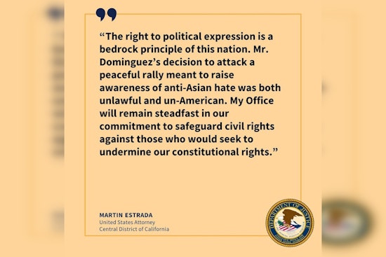 Diamond Bar Man Pleads Guilty to Driving Into "Stop Asian Hate" Rally Crowd, Faces Up to One Year in Prison