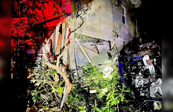 Exeter House Wrecked: Car Crash Displaces Family and Shuts Down Main Street