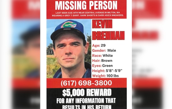 Family and Quincy Police Seek Public Help in Finding Missing 29-year-old Kevin Brennan