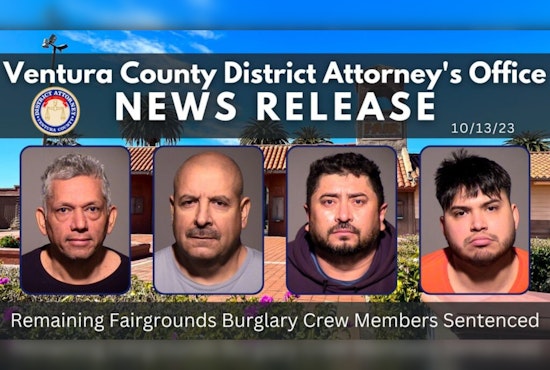 Final Ventura County Fairgrounds Burglary Defendants Sentenced, $572K Heist Spurs Security Overhaul