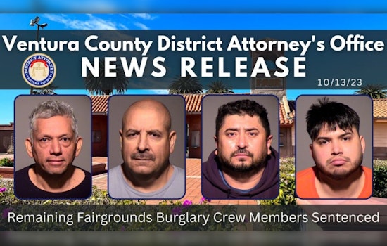 Final Ventura County Fairgrounds Burglary Defendants Sentenced, $572K Heist Spurs Security Overhaul
