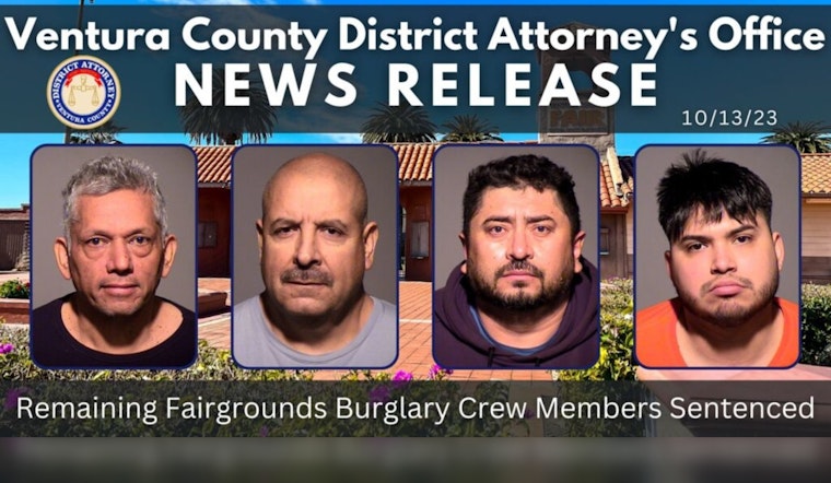Final Ventura County Fairgrounds Burglary Defendants Sentenced, $572K Heist Spurs Security Overhaul