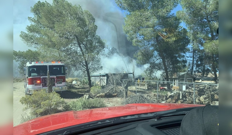 Firefighters Battle Blaze and Discover Cannabis Plants in San Bernardino County Trailer Fire