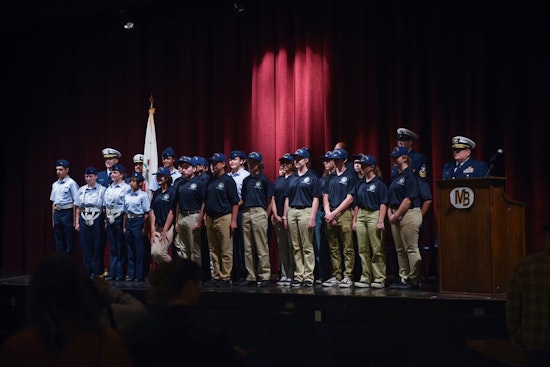 First California-based U.S. Coast Guard JROTC Program Sets Sail at San Diego's Mission Bay High School