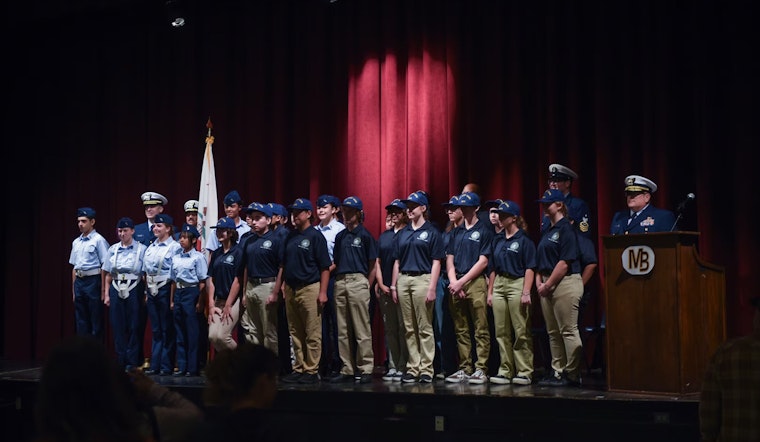 First California-based U.S. Coast Guard JROTC Program Sets Sail at San Diego's Mission Bay High School