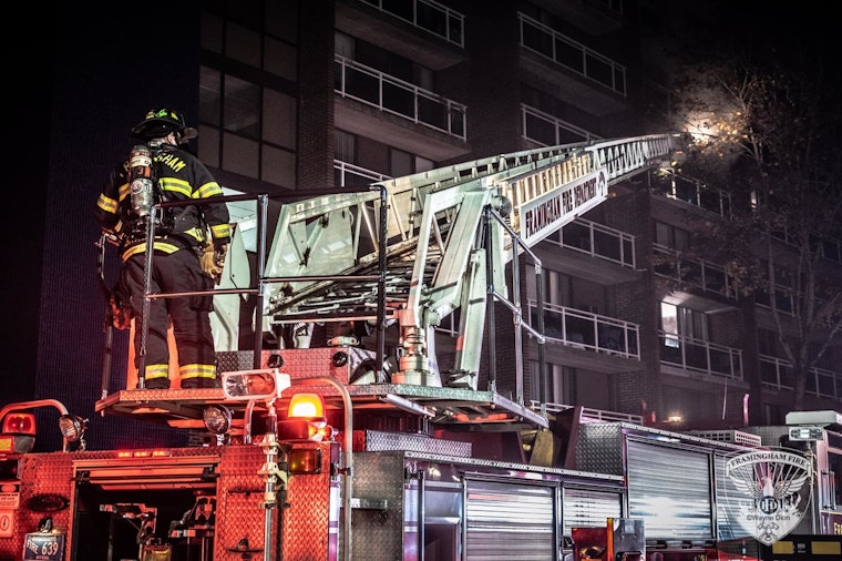Framingham Fire Displaces 40 Residents, Injures Four Firefighters