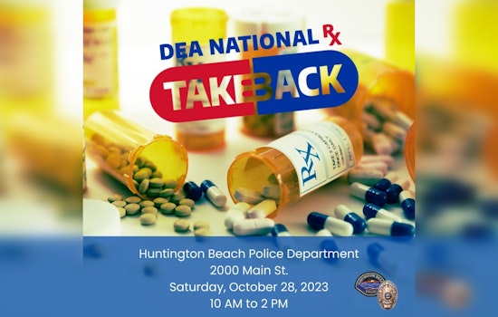 Huntington Beach Police Join National Drug Take-Back Day to Combat Prescription Misuse