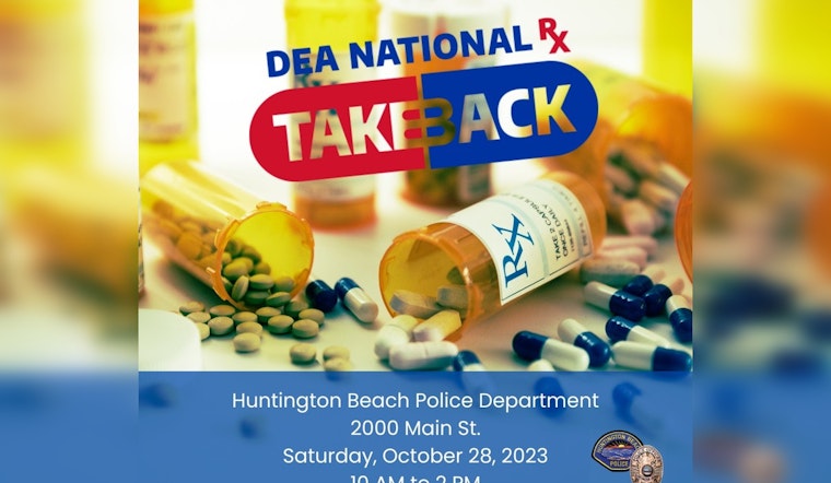 Huntington Beach Police Join National Drug Take-Back Day to Combat Prescription Misuse