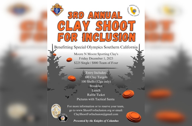 LA School Police and Knights of Columbus Gear up for 3rd Annual 'Clay Shoot for Inclusion' in Sylmar