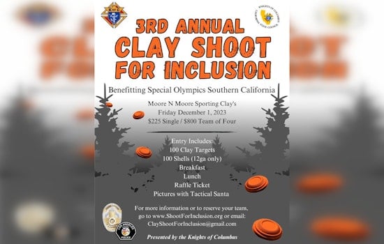 LA School Police and Knights of Columbus Gear up for 3rd Annual 'Clay Shoot for Inclusion' in Sylmar