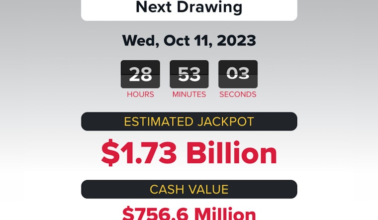 Lake Forest Resident Scores $1 Million Powerball Win as Jackpot Soars to $1.55 Billion