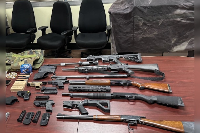 Four Held in Major Los Angeles Bust: Drugs, Arms and Stolen Vehicles Seized by LAPD in Van Nuys