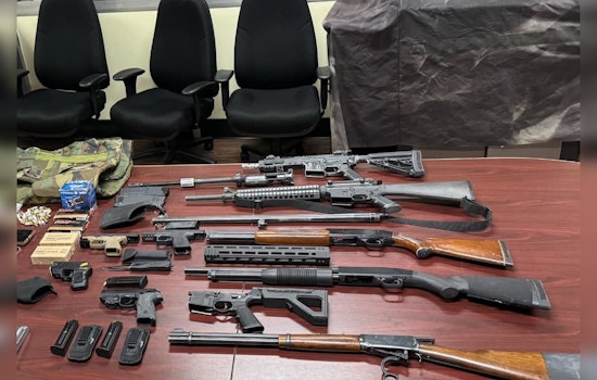 Four Held in Major Los Angeles Bust: Drugs, Arms and Stolen Vehicles Seized by LAPD in Van Nuys