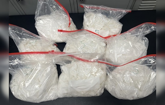 LAPD Traffic Stop in Downtown Los Angeles Uncovers 40 Pounds of Meth