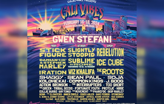 Long Beach Buzz: Gwen Stefani, Ice Cube, Wiz Khalifa Set to Headline Cali Vibes 2024 Festival