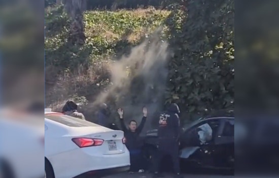 Shocking Video: Terrifying Moment Thieves Purposefully Crash to Rob Driver in Los Angeles